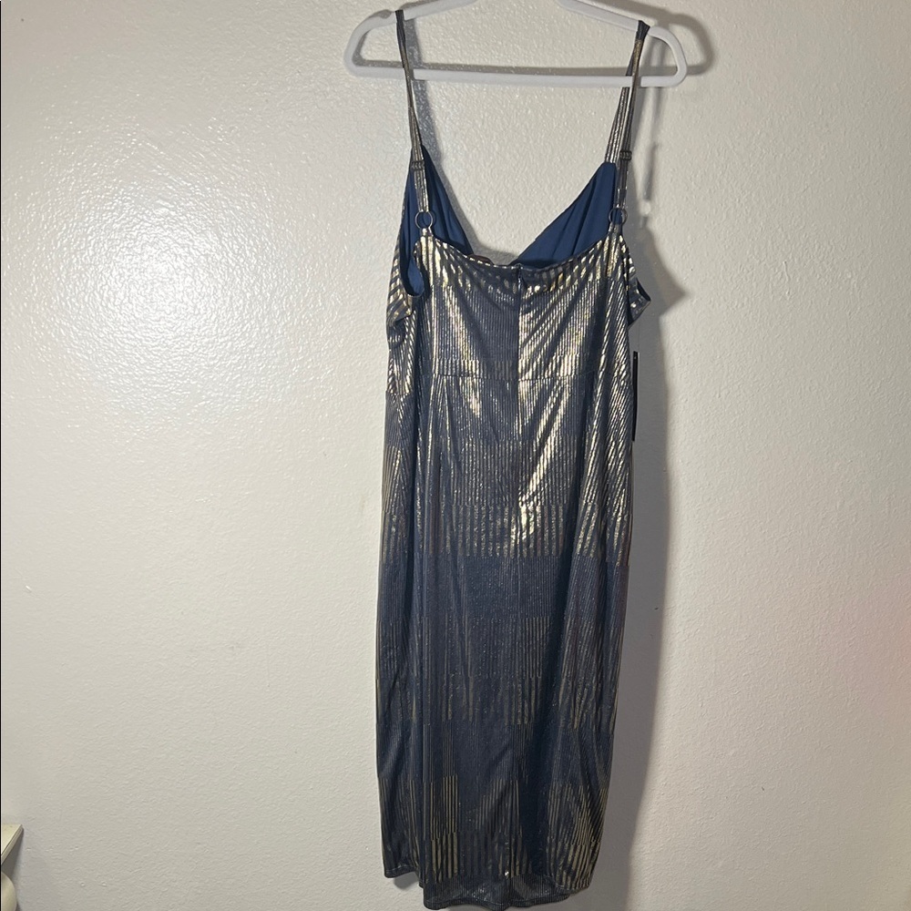 Hutch Gold and Black Midi Dress size 16W plus - Picture 3 of 12